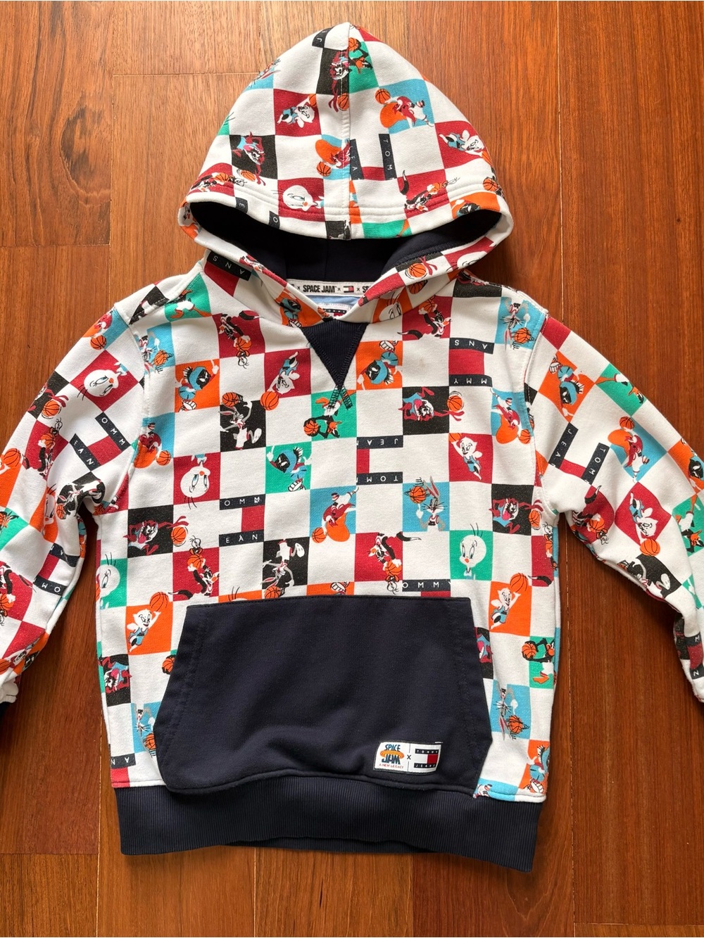 Tommy Hilfiger X Space Jam - Multicolor Checkerboard Hoodie